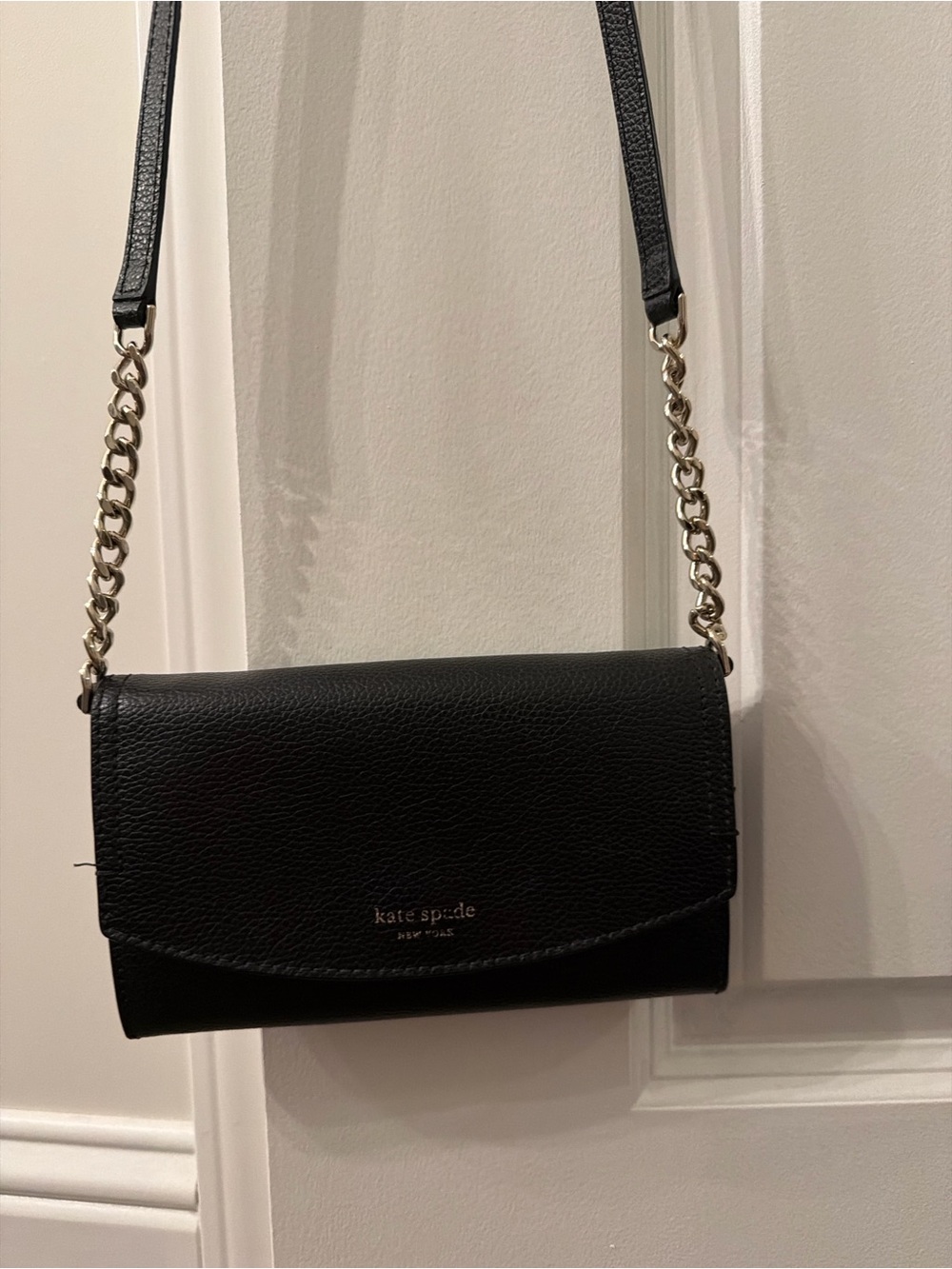 Kate Spade Black Leather Crossbody
